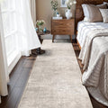 Hallway 2x8 Washable Runner Rug: Abstract Stain Resistant Entryway Kitchen Area by HYHAOYUNLAI