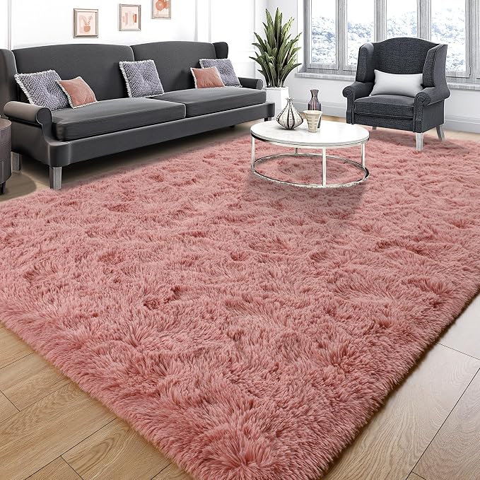 Tepook Super Soft Fluffy Rugs for Living Room, Shag 6x9 Area Rugs for Bedroom - Image 2