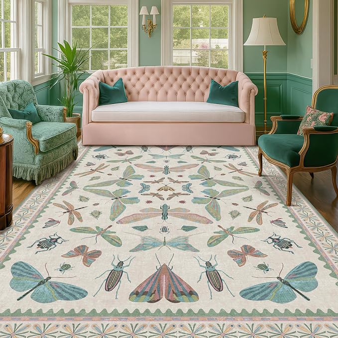 Hazo Haus Sage Green Rugs for Bedroom Under Bed - Image 3