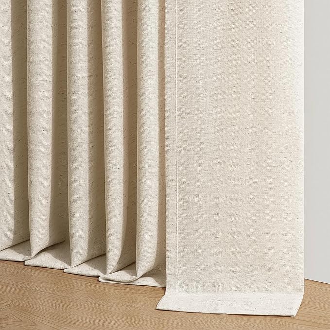 63 Inches Long Pinch Pleated Semi Sheer Curtains - Image 8