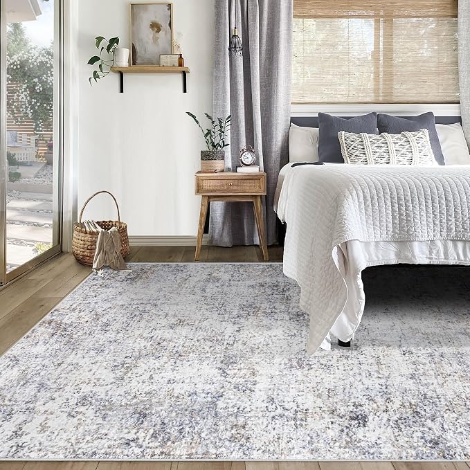 XLUEZ 5x7 Area Rugs for Living Room, Washable Modern Abstract Large Area Rug - Image 4