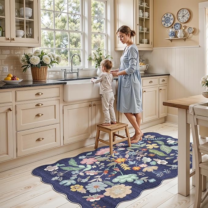 Washable 3x5 Entryway Area Rugs: Ultra Soft Low Pile Carpet - Image 5