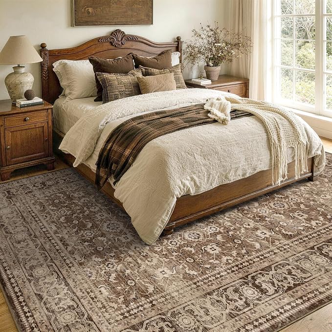 8x10 Ft Large Area Rugs for Living Room, Soft Non-Slip Machine Washable Rug - Image 3