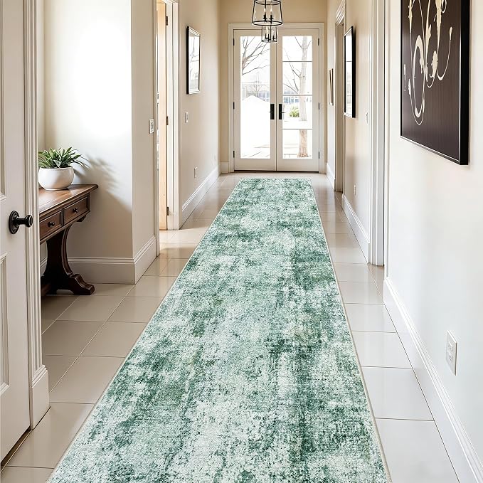 Hallway Runner Rug 2x8 Washable: Entryway Runners Rugs Non Slip Easy-to-Clean - Image 2