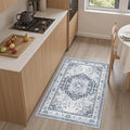 Madane Washable Area Rug 2x3, Small Entryway Rug Non-Slip Vintage Door Mat by Madane