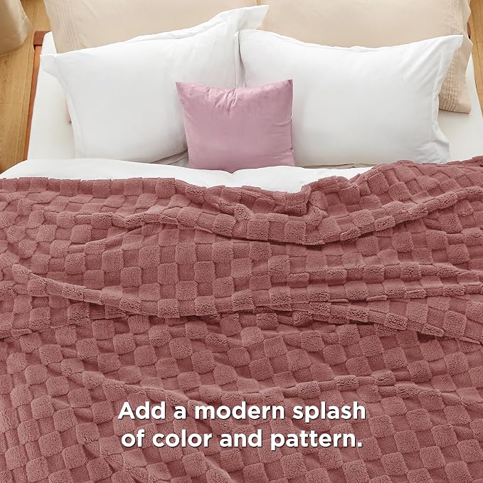 Bedsure GentleSoft Blankets Queen Size - Image 4