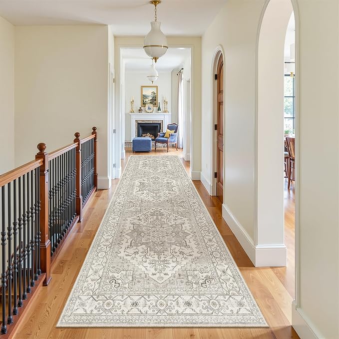 Madane Hallway Rug 3x10, Kitchen Rugs Washable Entryway Rug 10ft Vintage - Image 3