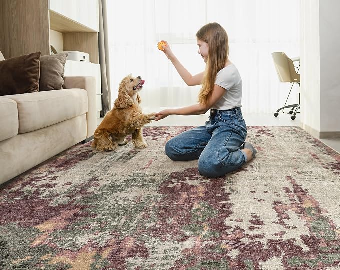UERMEI 8x10 Area Rug Living Room Rugs - Image 5