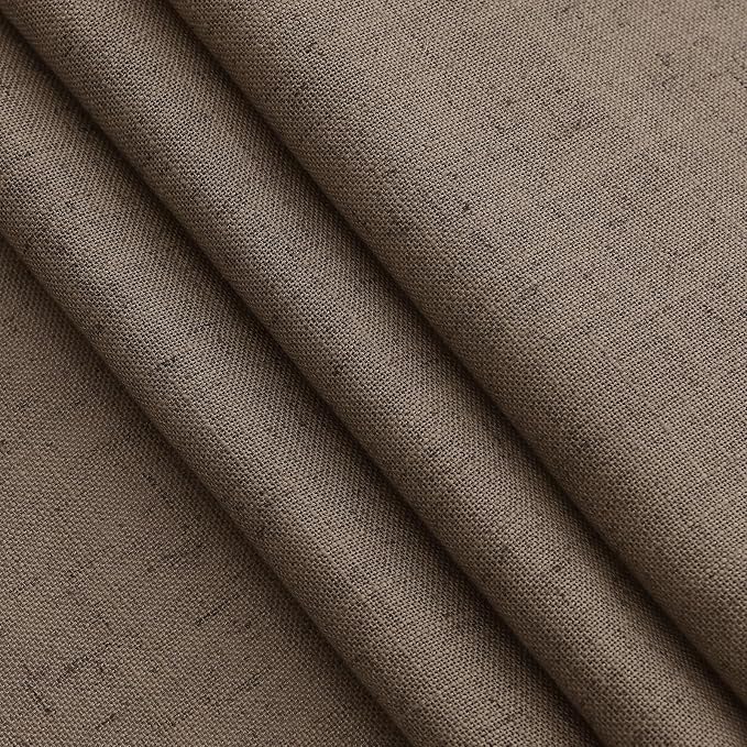 Extra Long Light Brown Curtains 2 Panels 102 Inches Long - Image 7