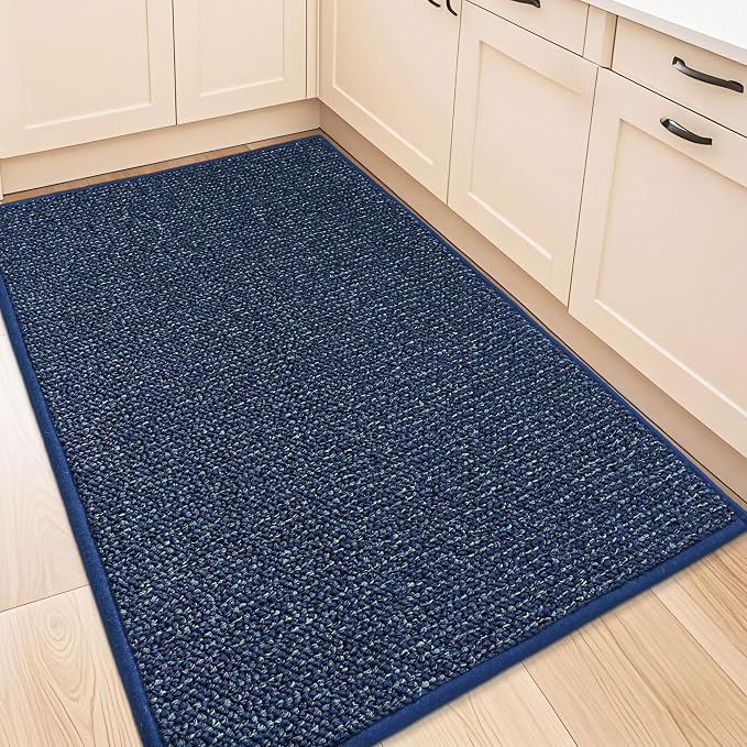 BEQHAUSE Kitchen Rugs 32"x48", Non-Slip Kitchen Mats by BEQHAUSE