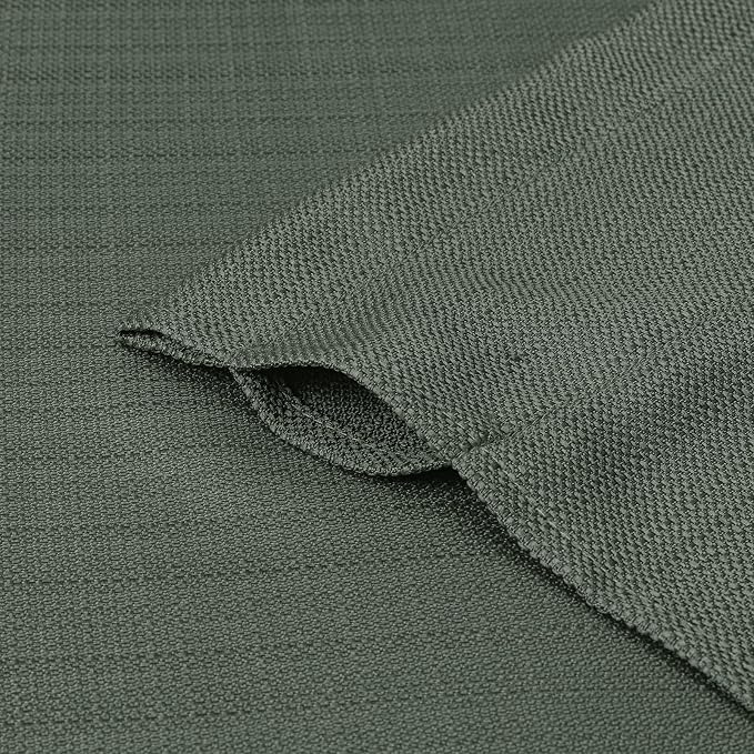 Chyhomenyc Olive Green Valance for Windows, Light Filtering Faux Linen Textured - Image 8