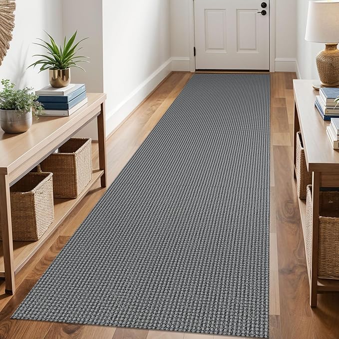 KOZYFLY Runners for Hallways 3x10 ft Washable Kitchen Runner Non Slip Rubber by KOZYFLY