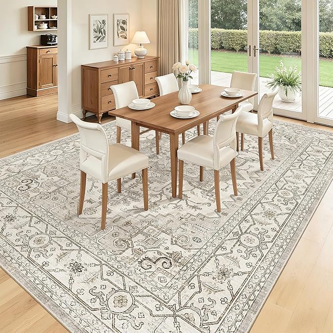 Madane Washable Rug 8x10 Area Rugs - Image 4