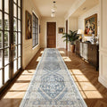 Washable Runner Rug 2.5x14, Non-Slip Long Kitchen Mats by Restydon