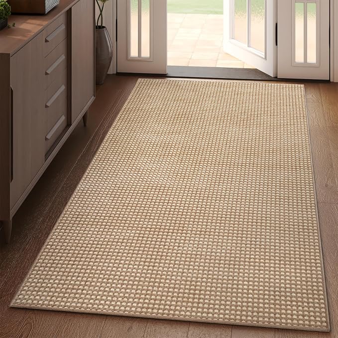 YDKGL Boho 3x5 ft Washable Area Rug Entryway Runner by YDKGL