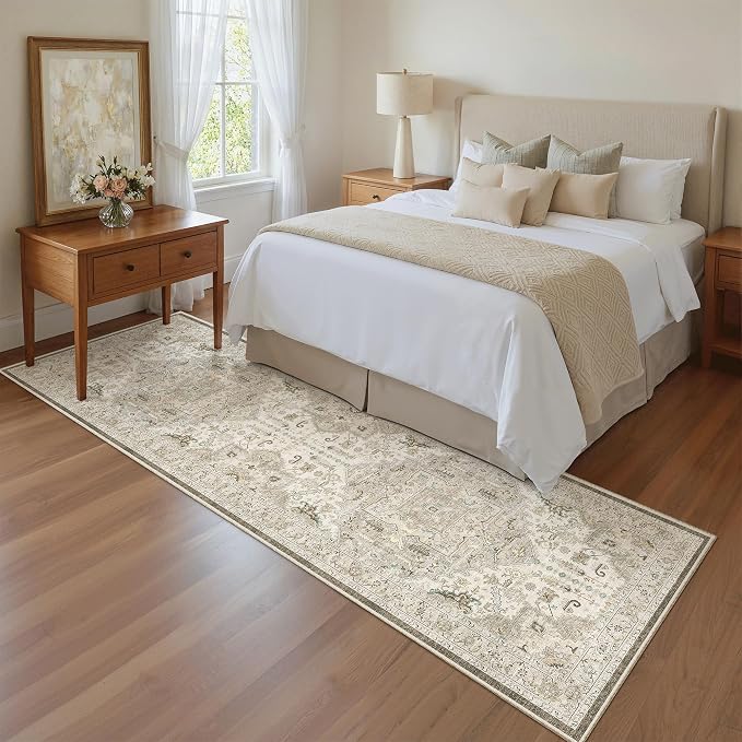 Madane Washable Runner Rug 2x7, Hallway Laundry Room Kitchen, Non Slip Rug - Image 4