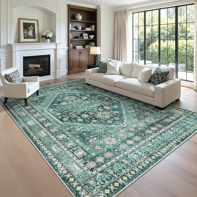 zesthome 8x10 Area Rugs for Living Room, Non-Slip Backing Washable Rugs - Image 4