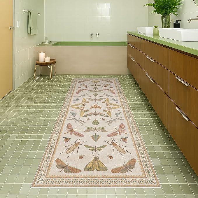 Hazo Haus Boho 2x5 Long Bathroom Rug - Image 3