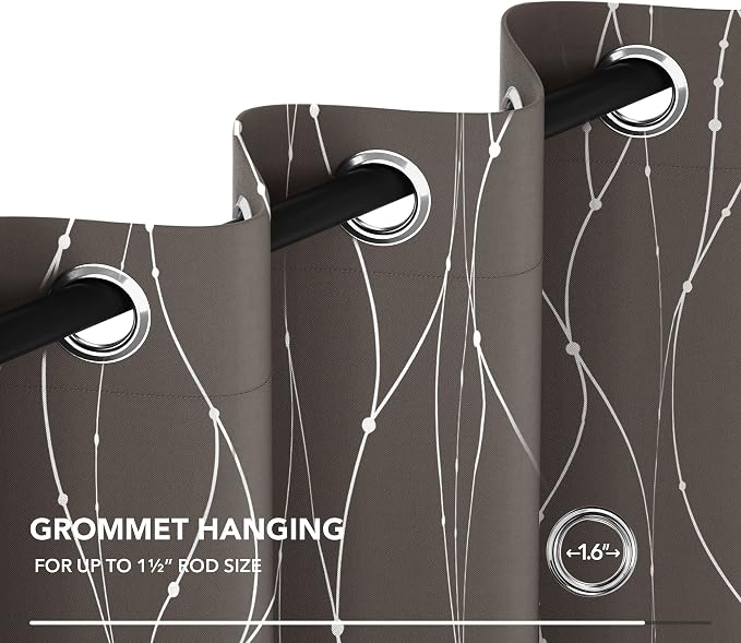 Deconovo Blackout Curtains, Thermal Insulated Soundproof Grommet Drapes - Image 7