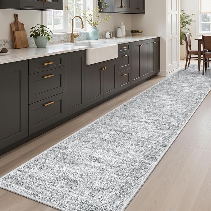 Runner Rug 2x12 Washable Non-Slip Hallway Runner Rugs - Image 4