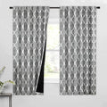 Beauoop 100% Blackout Curtains 63 Inches Long 2 Panels by Beauoop