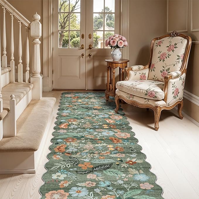 Washable 2x8 Hallway Runner Rug: Water-Resistant Kitchen Rug Soft Bedroom - Image 4