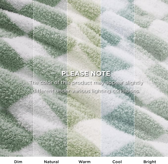 Bedsure GentleSoft Checkered Throw Blanket - Image 9