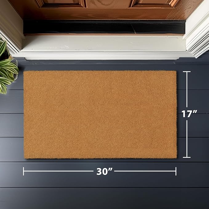 Barnyard Designs Natural Coco Coir Heavy Duty Backing Doormat - Image 3