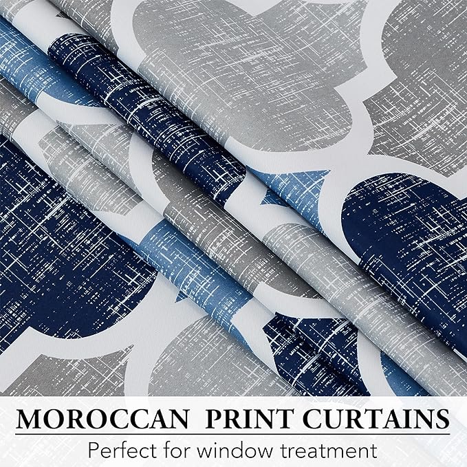 Beauoop 100% Blackout Curtains 54 Inches Long 2 Panels - Image 4