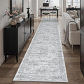 Runner Rug 2x12 Washable Non-Slip Hallway Runner Rugs by Soalmost