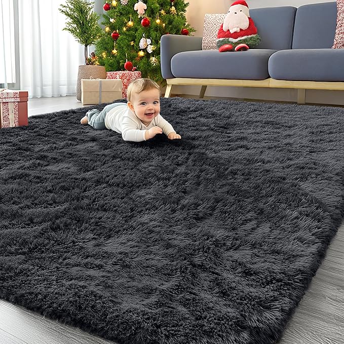 OLANLY 8x10 Machine Washable Large Area Rugs by OLANLY