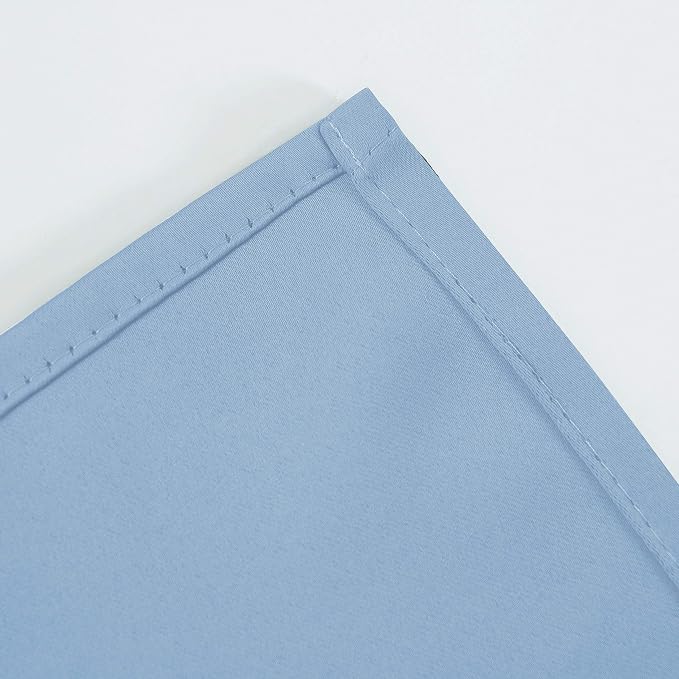 LEMOMO Sky Blue Thermal Blackout Curtains/52 x 54 Inch/Set of 2 Panels Room - Image 8