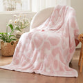 Bedsure Leopard Throw Blanket for Couch, Knit Plush Throw Blanket by BEDSURE