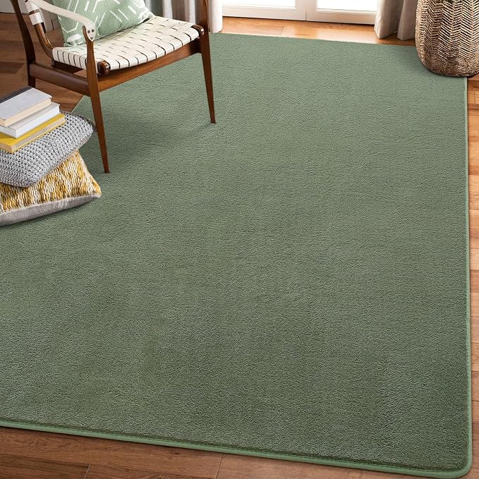 Amearea Modern Soft Hallway Runner Rug, 2x6 Fluffy Bedroom Bedside Rugs - Image 9