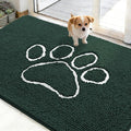 OLANLY Dog Door Mat for Muddy Paws 48x30, Paw Print Design, Absorbs Moisture by OLANLY