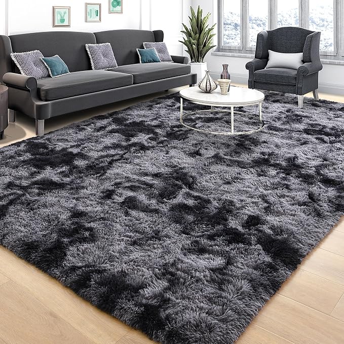Tepook Fluffy Large Rugs for Living Room, 8x10 Area Rugs for Bedroom, Modern - Image 2