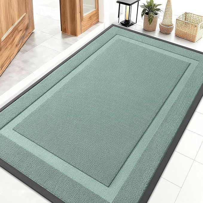 OLANLY Front Door Mat Indoor Outdoor Entrance, Waterproof All-Season, by OLANLY