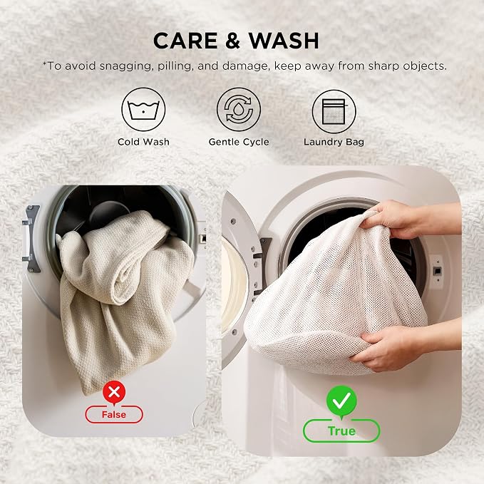 Bedsure GentleSoft 100% Cotton Blanket King Size - Image 8