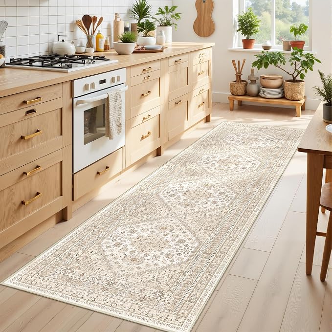 Runner Rug 2x8 Runners for Hallways Non Slip Washable, Vintage Hallway Runner - Image 3