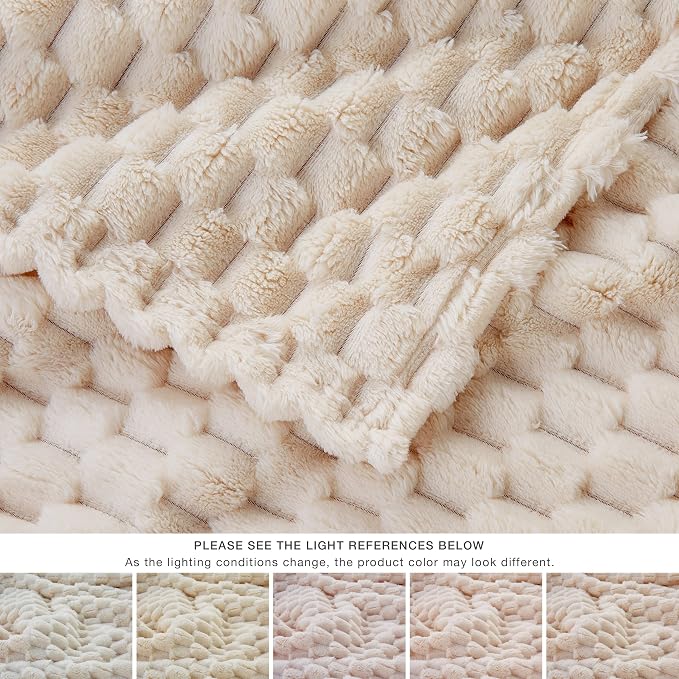 EXQ Home Fleece Throw Blanket for Couch or Bed - Image 6
