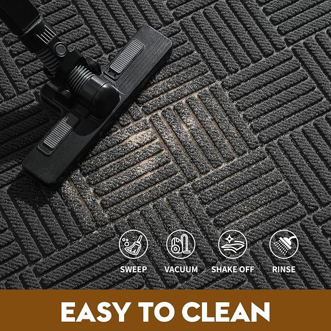 Front Door Mat, Heavy Duty Waterproof Doormat 61.5"x36", Stain Fade Resistant - Image 6