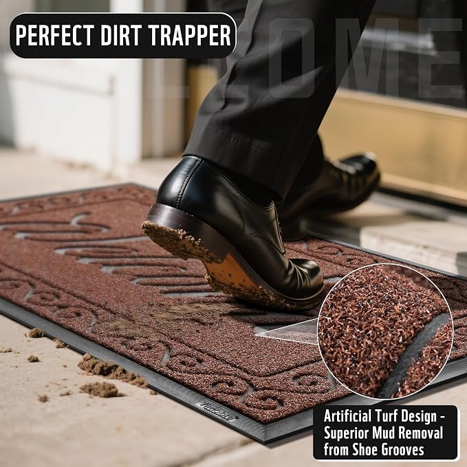 Yimobra Welcome Mat, Heavy Duty Sturdy Door Mats - Image 4