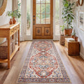 AMADA HOMEFURNISHING 2x6 Washable Runner Rug, Low-Profile Kitchen Rugs by AMADAHOMEFURNISHING