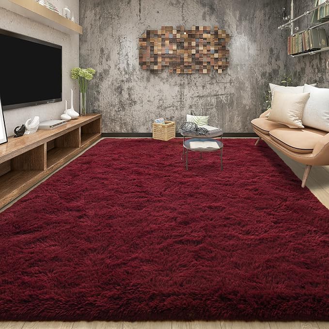 Tepook Area Rugs 9x12 for Living Room, Super Soft Fluffy Rugs for Bedroom by Tepook