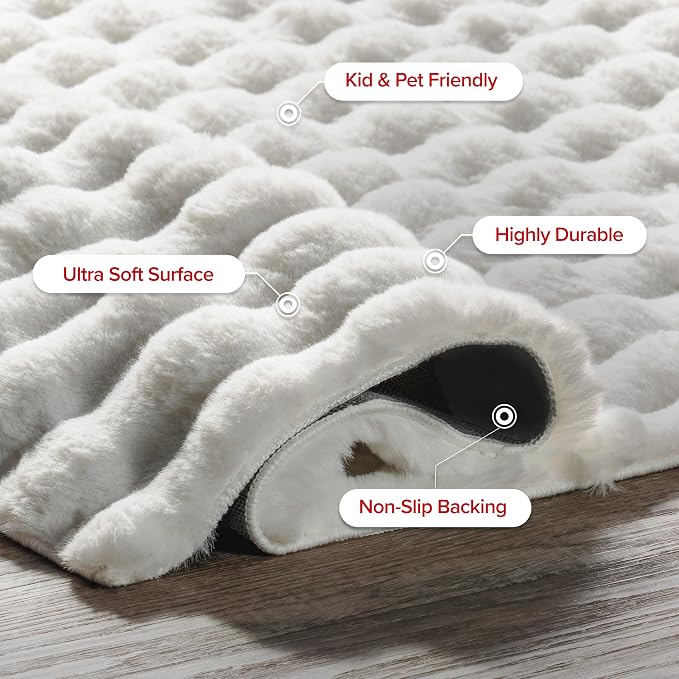 nuLOOM 3'9" x 6' Cozy Plush SuperiorWash Area Rug, Machine Washable, Soft - Image 6