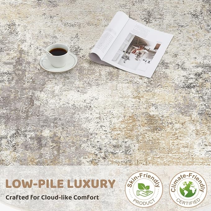 UERMEI 4x6 Area Rug Living Room Rugs - Image 5