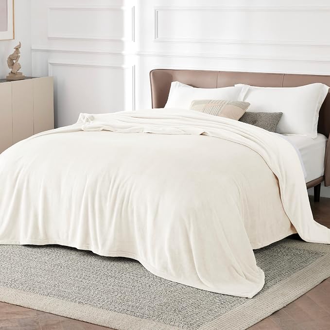 Bedsure GentleSoft Fleece Blanket California King - Image 2