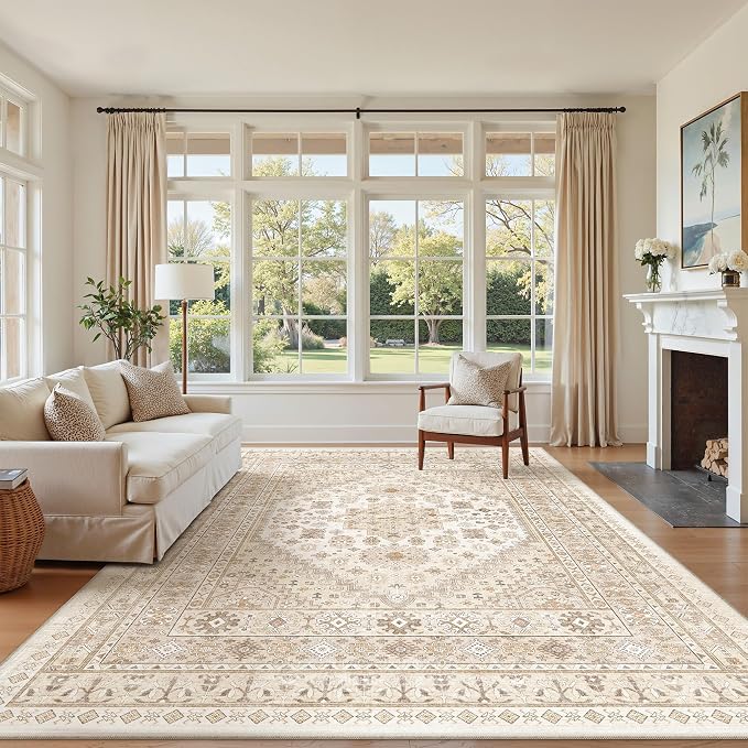 zesthome 6x9 Area Rug, Super Soft Washable Rugs by Zesthome