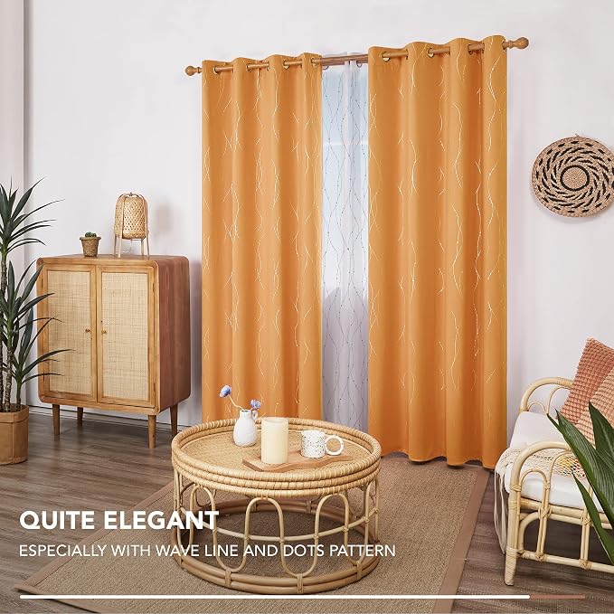 Deconovo Grommet Blackout Curtains - Image 5