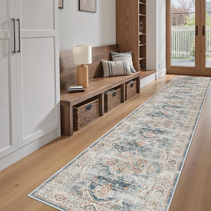 Madane Hallway Runner Rug 2x12, Extra Long Washable Runner Rugs - Image 5